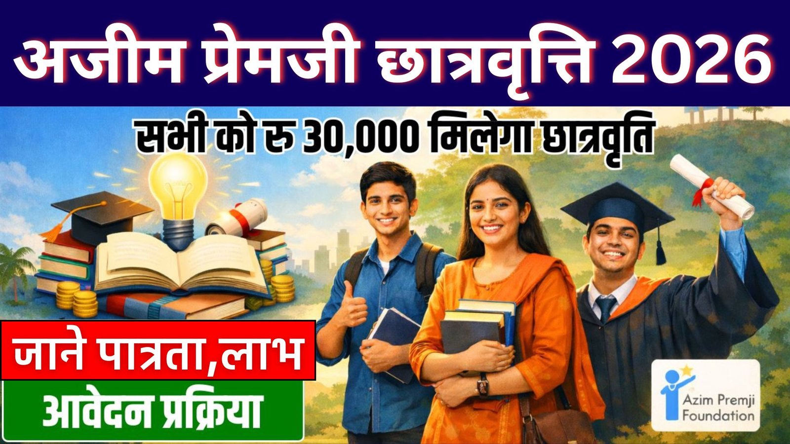 Azim Premji Scholarship 2026 Online Form Kaise Bhare