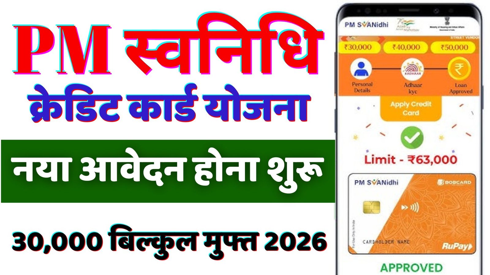 PM Svanidhi Credit Card Online Apply 2026 : SVANIDHI Credit card Online Apply Kaise Kare